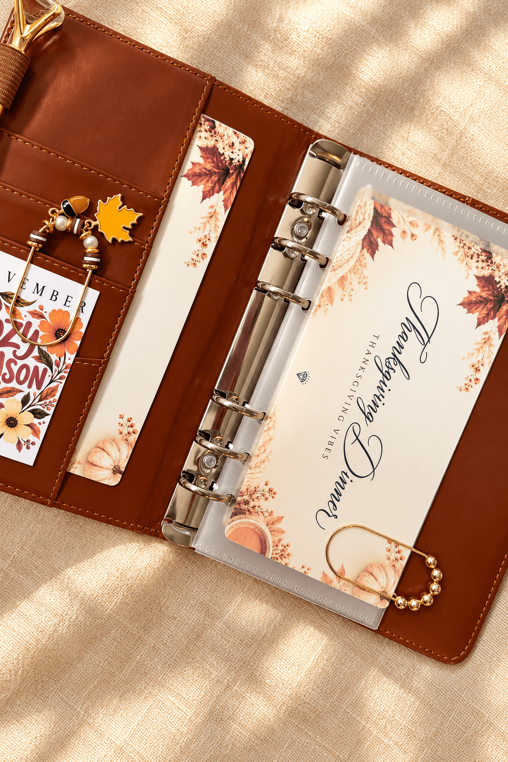 Thanksgiving Vibes | Cash Envelope Inserts - ShimmerMe.xo