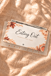 Thanksgiving Vibes | Cash Envelope Inserts - ShimmerMe.xo