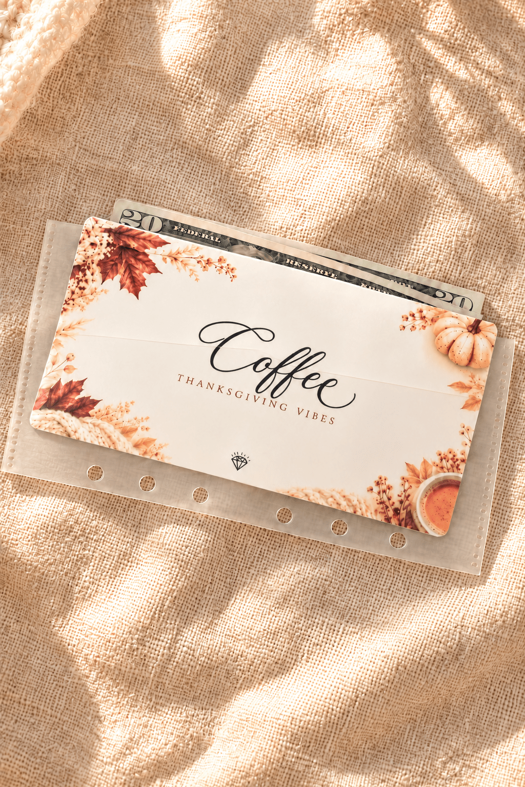 Thanksgiving Vibes | Cash Envelope Inserts - ShimmerMe.xo