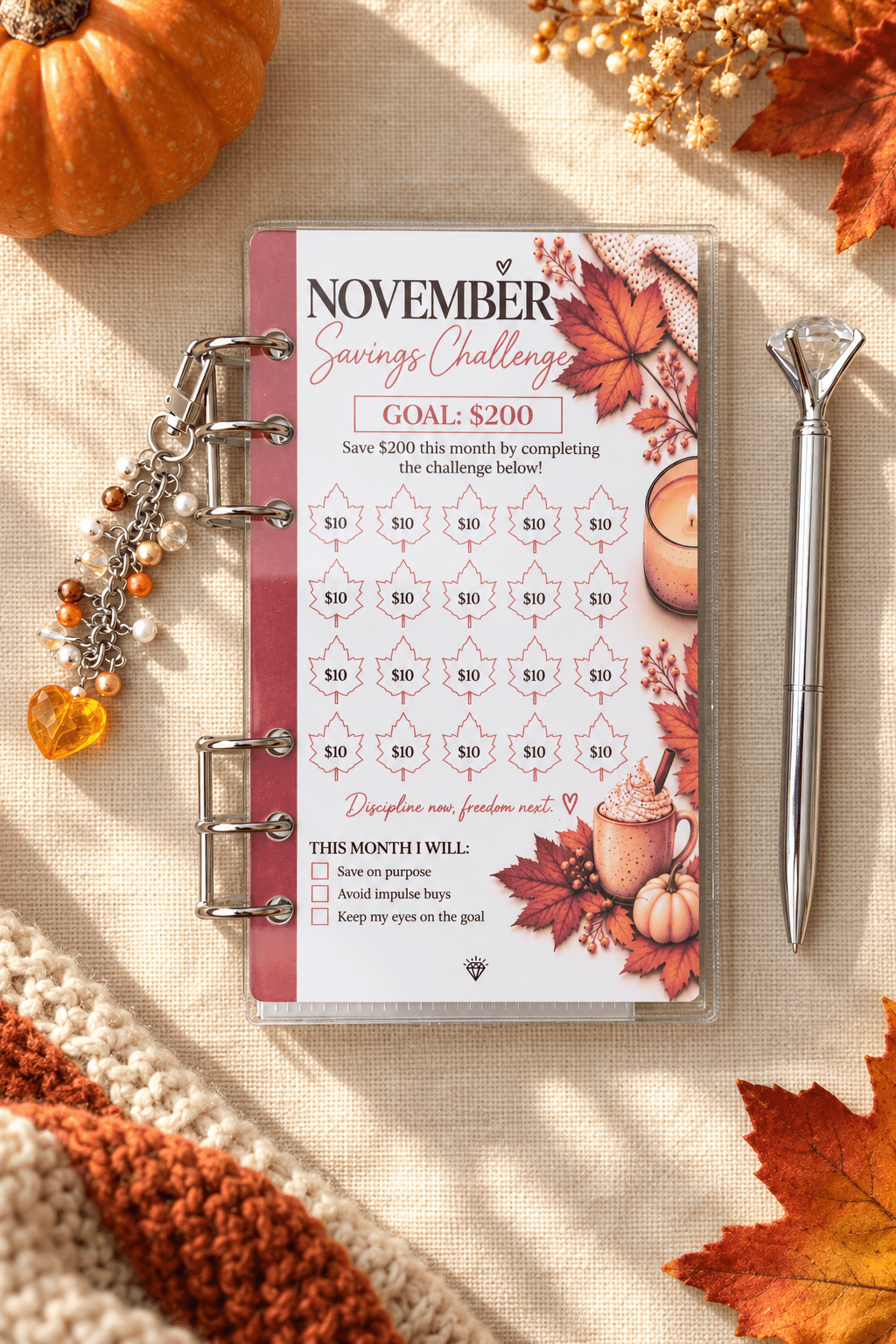 Thanksgiving Vibes Planner & Savings Bundle - ShimmerMe.xo