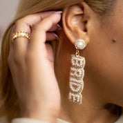 Elegant Bride Seed Bead Earrings - Shimmer Me