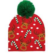 Reindeer Knit Christmas Beanie - Shimmer Me