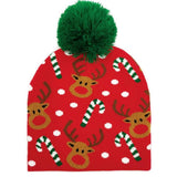 Reindeer Knit Christmas Beanie