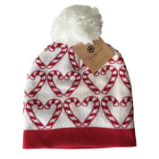 Reindeer Knit Christmas Beanie - Shimmer Me
